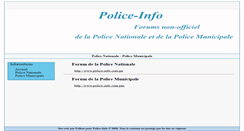 Desktop Screenshot of police-info.com