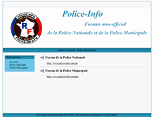Tablet Screenshot of police-info.com